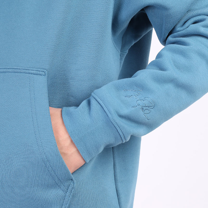мужская голубая толстовка Jordan Essentials Fleece Pullover Hoodie DA9818-415 - цена, описание, фото 4